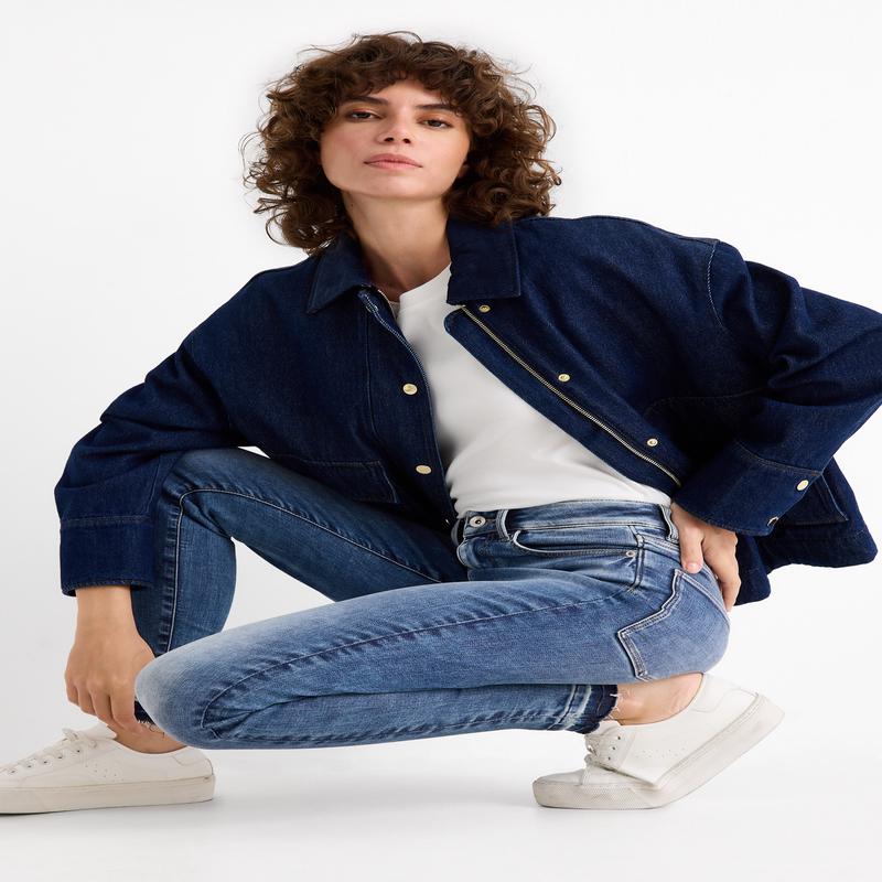 Skinny jeans - high waist - LYCRA ADAPTIV fibre - blue denim