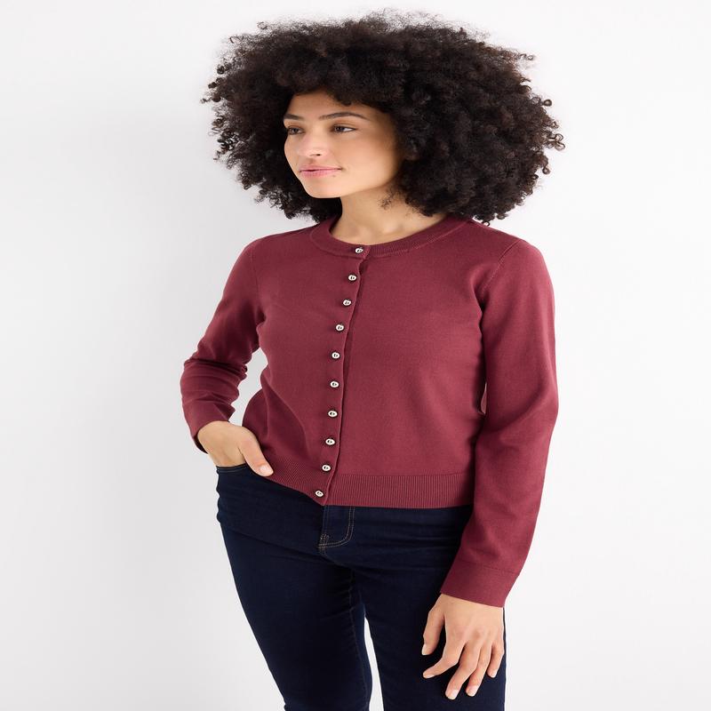 Cardigan - bordeaux