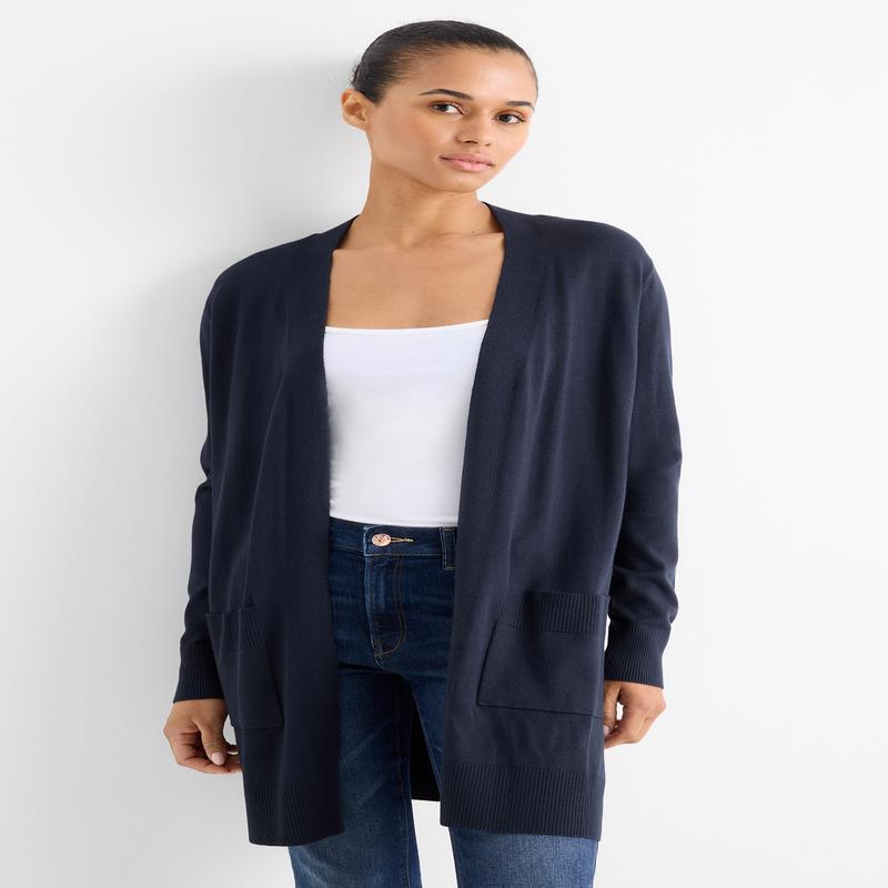 Long cardigan - dark blue