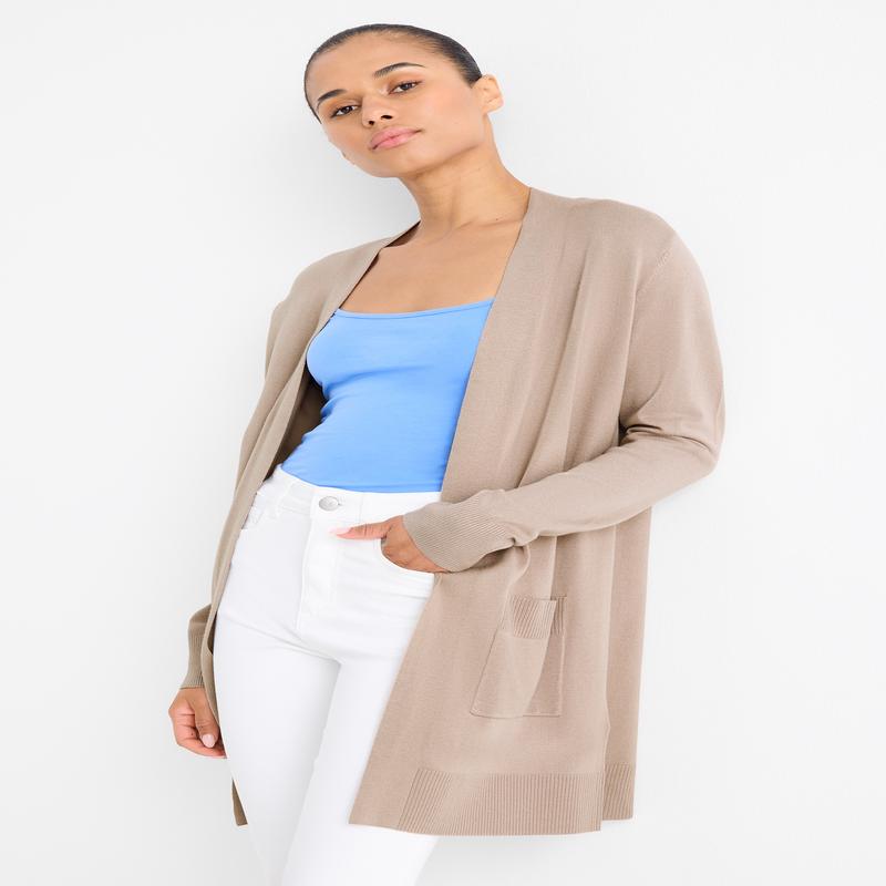 Long cardigan - beige