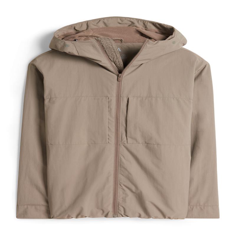 Jacket with hood - water-repellent - light brown
