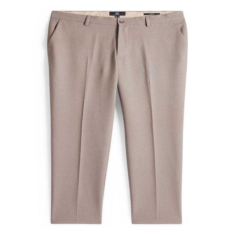 Mix & match suit trousers - slim fit - stretch - taupe