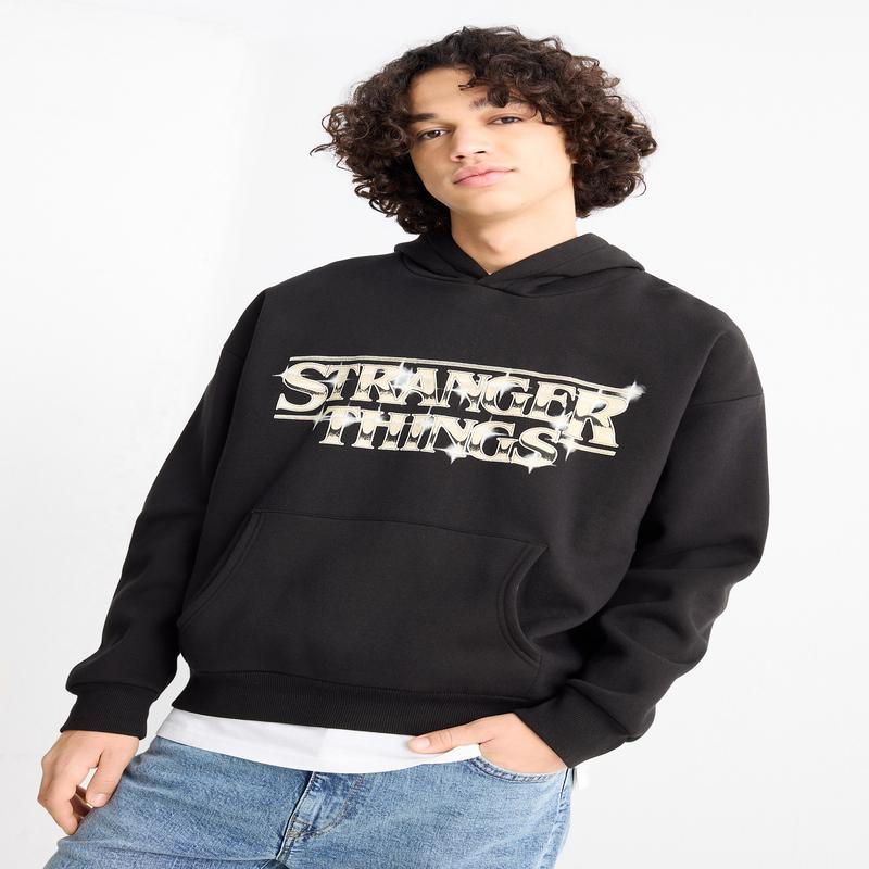 Hoodie - unisex - Stranger Things - black