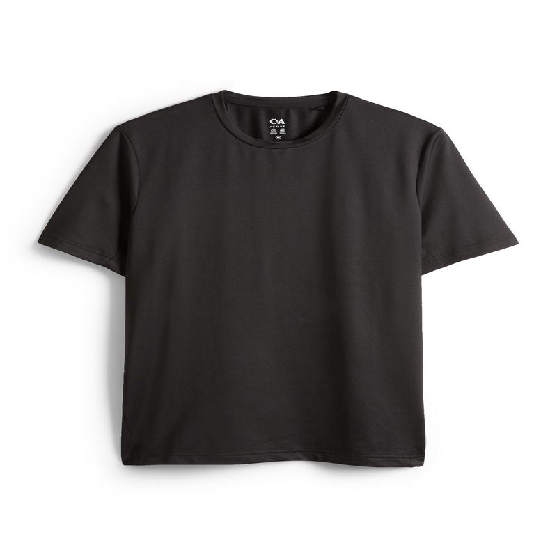 Active T-shirt - regular fit - black