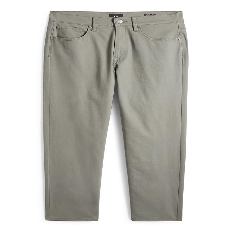 Trousers - regular fit - green
