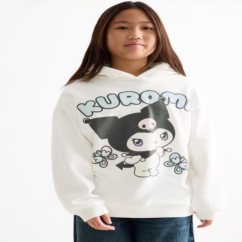 Kuromi - hoodie - shiny - white