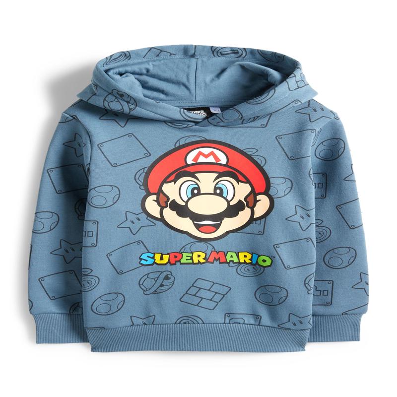 Super Mario - hoodie - blue