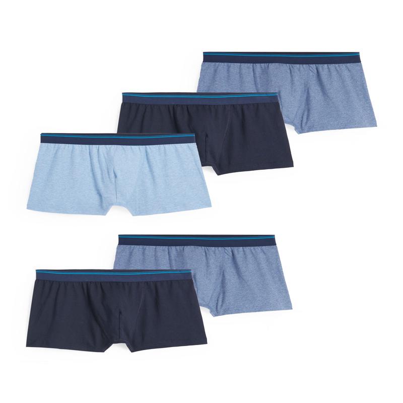 Multipack of 5 - trunks - blue