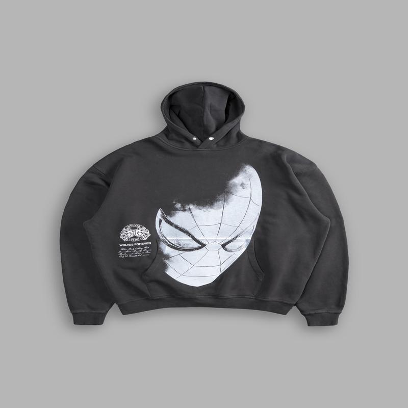 (1 Of 500) Spider Senses \"P\" Hoodie in Wolf Gray