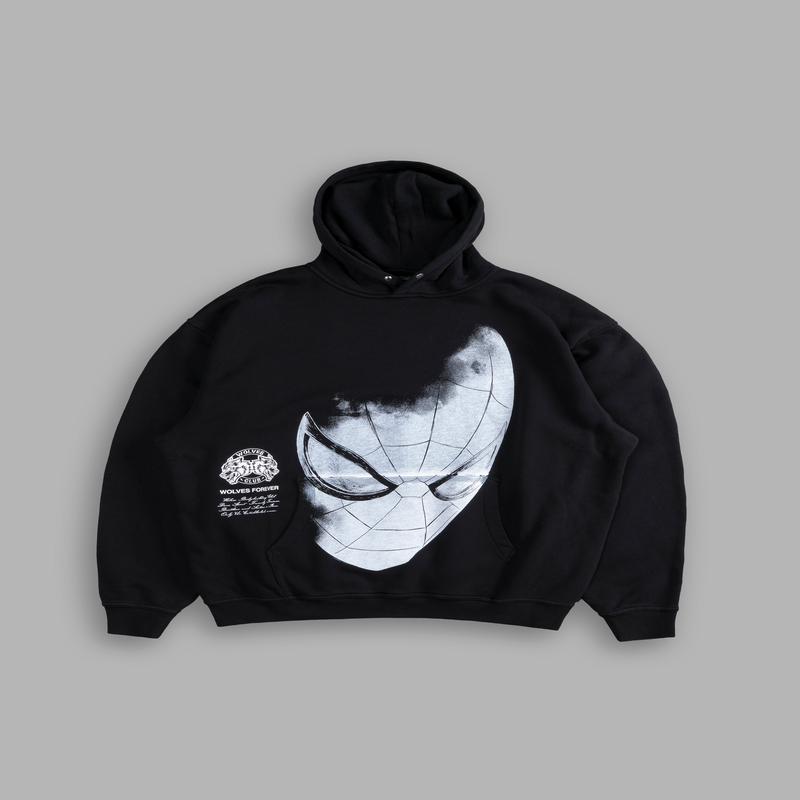 (1 Of 500) Spider Senses \"P\" Hoodie in Black