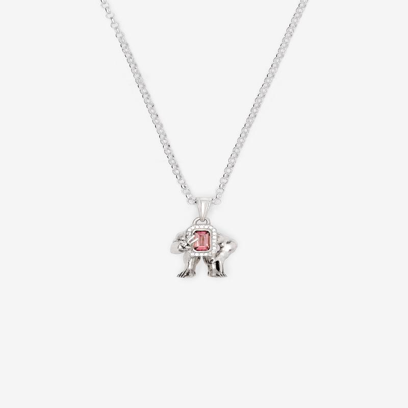Farbey & Myszczynski - Peace Pendant Necklace - (Silver)