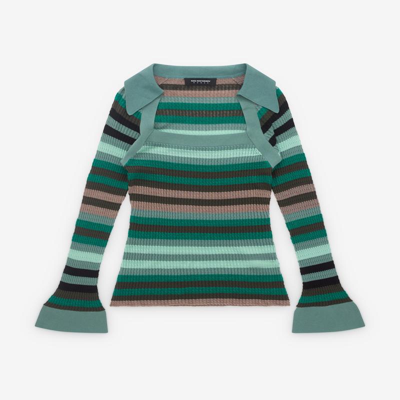 Kiko Kostadinov - Women\'s Esmerelda Top - (Absinthe)