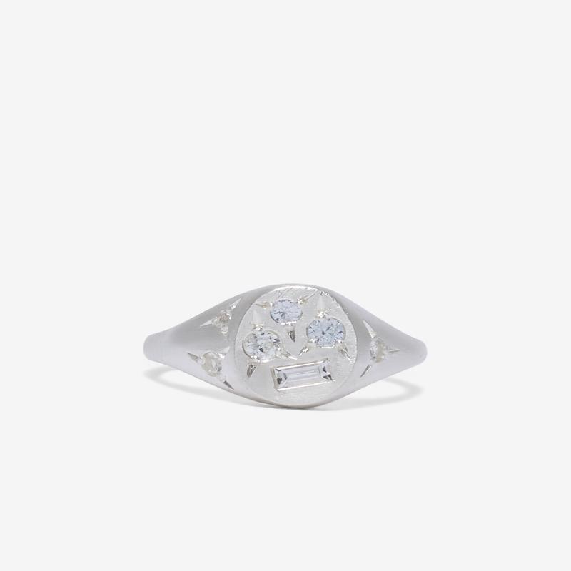Seb Brown - White Treasure Ring - (Silver)