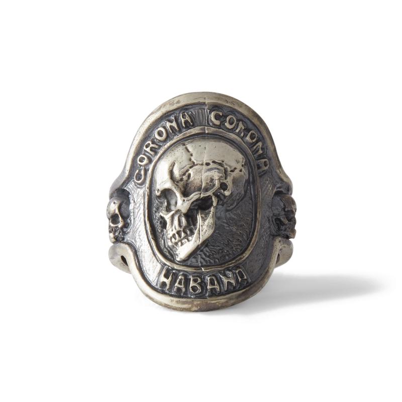13 Lucky Monkey - Mens Julietta Cigar Band Ring - (Stirling Silver)