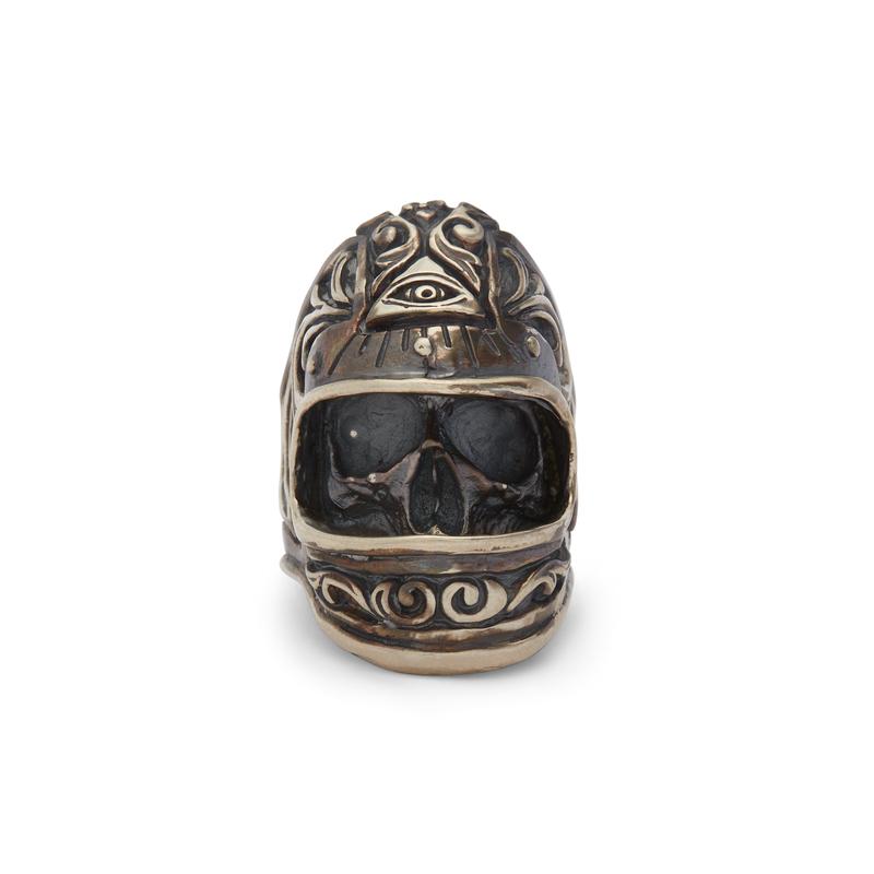 13 Lucky Monkey - Men\'s Evel Ring - (Silver)